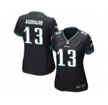 Women's Nike Philadelphia Eagles #13 Nelson Agholor Game Black Alternate NFL Jersey