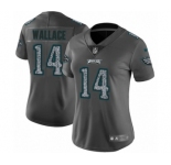 Women's Nike Philadelphia Eagles #14 Mike Wallace Gray Static Vapor Untouchable Limited NFL Jersey