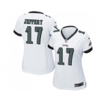 Women's Nike Philadelphia Eagles #17 Alshon Jeffery White Stitched NFL New Elite Jersey