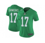 Women's Nike Philadelphia Eagles #17 Harold Carmichael Limited Green Rush NFL Jersey