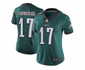 Women's Nike Philadelphia Eagles #17 Harold Carmichael Vapor Untouchable Limited Midnight Green Team Color NFL Jersey