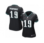 Women's Nike Philadelphia Eagles #19 Donnel Pumphrey Limited Black Alternate NFL Jersey