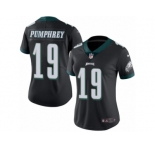 Women's Nike Philadelphia Eagles #19 Donnel Pumphrey Limited Black Rush NFL Jersey