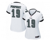 Women's Nike Philadelphia Eagles #19 Donnel Pumphrey Limited White NFL Jersey