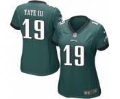 Women's Nike Philadelphia Eagles #19 Golden Tate III Game Midnight Green Team Color NFL Jersey