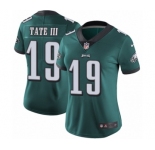 Women's Nike Philadelphia Eagles #19 Golden Tate III Midnight Green Team Color Vapor Untouchable Limited Player NFL Jersey