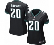 Women's Nike Philadelphia Eagles #20 Brian Dawkins Black Alternate NFL Jersey
