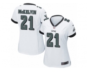 Women's Nike Philadelphia Eagles #21 Leodis McKelvin Limited White NFL Jersey