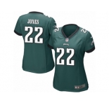 Women's Nike Philadelphia Eagles #22 Sidney Jones Game Midnight Green Team Color NFL Jersey