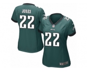 Women's Nike Philadelphia Eagles #22 Sidney Jones Game Midnight Green Team Color NFL Jersey