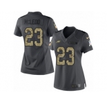 Women's Nike Philadelphia Eagles #23 Rodney McLeod Limited Black 2016 Salute to Service NFL Jersey