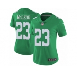 Women's Nike Philadelphia Eagles #23 Rodney McLeod Limited Green Rush NFL Jersey
