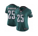 Women's Nike Philadelphia Eagles #25 Tommy McDonald Vapor Untouchable Limited Midnight Green Team Color NFL Jersey