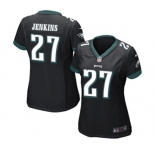 Women's Nike Philadelphia Eagles #27 Malcolm Jenkins Game Black Alternate NFL Jersey