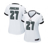 Women's Nike Philadelphia Eagles #27 Malcolm Jenkins Game White NFL Jersey