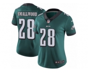 Women's Nike Philadelphia Eagles #28 Wendell Smallwood Vapor Untouchable Limited Midnight Green Team Color NFL Jersey