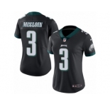 Women's Nike Philadelphia Eagles #3 Matt McGloin Limited Black Rush NFL Jersey