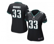 Women's Nike Philadelphia Eagles #33 Ron Brooks Limited Black Alternate NFL Jersey