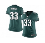 Women's Nike Philadelphia Eagles #33 Ron Brooks Limited Midnight Green Team Color NFL Jersey