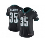 Women's Nike Philadelphia Eagles #35 LeGarrette Blount Black Alternate Vapor Untouchable Limited Player NFL Jersey