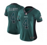Women's Nike Philadelphia Eagles #4 Jake Elliott Limited Green Rush Drift Fashion NFL Jersey