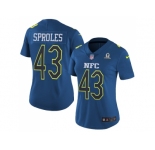 Women's Nike Philadelphia Eagles #43 Darren Sproles Navy Stitched NFL Limited NFC 2017 Pro Bowl Jersey