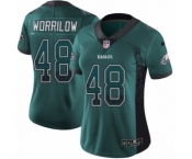 Women's Nike Philadelphia Eagles #48 Paul Worrilow Limited Green Rush Drift Fashion NFL Jersey