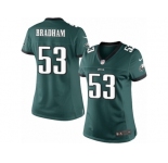 Women's Nike Philadelphia Eagles #53 Nigel Bradham Limited Midnight Green Team Color NFL Jersey