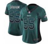 Women's Nike Philadelphia Eagles #55 Brandon Graham Limited Green Rush Drift Fashion NFL Jersey