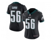 Women's Nike Philadelphia Eagles #56 Chris Long Limited Black Rush NFL Jersey