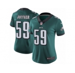 Women's Nike Philadelphia Eagles #59 Seth Joyner Vapor Untouchable Limited Midnight Green Team Color NFL Jersey