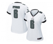 Women's Nike Philadelphia Eagles #6 Caleb Sturgis Game White NFL Jersey