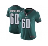 Women's Nike Philadelphia Eagles #60 Chuck Bednarik Vapor Untouchable Limited Midnight Green Team Color NFL Jersey