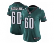 Women's Nike Philadelphia Eagles #60 Chuck Bednarik Vapor Untouchable Limited Midnight Green Team Color NFL Jersey