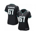 Women's Nike Philadelphia Eagles #67 Chance Warmack Limited Black Alternate NFL Jersey