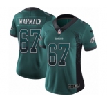 Women's Nike Philadelphia Eagles #67 Chance Warmack Limited Green Rush Drift Fashion NFL Jersey
