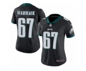 Women's Nike Philadelphia Eagles #67 Chance Warmack Limited Green Rush NFL Jersey