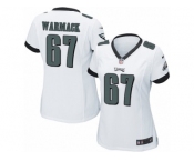 Women's Nike Philadelphia Eagles #67 Chance Warmack Limited White NFL Jersey