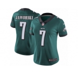 Women's Nike Philadelphia Eagles #7 Ron Jaworski Vapor Untouchable Limited Midnight Green Team Color NFL Jersey