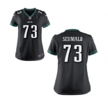Women's Nike Philadelphia Eagles #73 Isaac Seumalo Black Alternate NFL Jersey