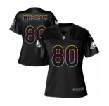 Women's Nike Philadelphia Eagles #80 Markus Wheaton Game Black Fashion NFL Jersey