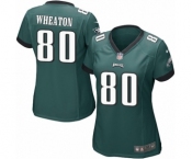 Women's Nike Philadelphia Eagles #80 Markus Wheaton Game Midnight Green Team Color NFL Jersey