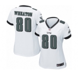 Women's Nike Philadelphia Eagles #80 Markus Wheaton Game White NFL Jersey
