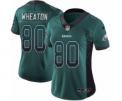 Women's Nike Philadelphia Eagles #80 Markus Wheaton Limited Green Rush Drift Fashion NFL Jersey