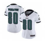 Women's Nike Philadelphia Eagles #80 Markus Wheaton White Vapor Untouchable Limited Player NFL Jersey