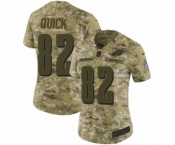 Women's Nike Philadelphia Eagles #82 Mike Quick Limited Camo 2018 Salute to Service NFL Jersey