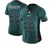 Women's Nike Philadelphia Eagles #82 Richard Rodgers Limited Green Rush Drift Fashion NFL Jersey