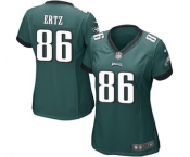 Women's Nike Philadelphia Eagles #86 Zach Ertz Game Midnight Green Team Color NFL Jersey