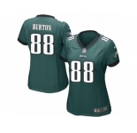 Women's Nike Philadelphia Eagles #88 Trey Burton Game Midnight Green Team Color NFL Jersey