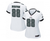 Women's Nike Philadelphia Eagles #88 Trey Burton Game White NFL Jersey